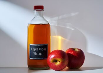 Apple cider vinegar and fresh apple